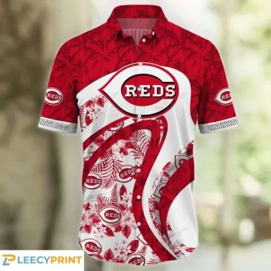 Discover Cincinnati Baseball Tropical Summer Gift Hawaiian Shirt, Cincinnati Reds Hawaiian