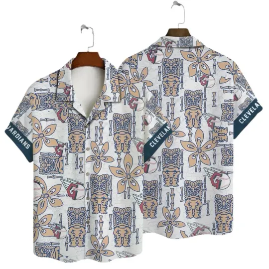 Discover Cleveland Baseball Tiki Aloha Hawaiian Shirt Summer Aloha, Gift for Fan