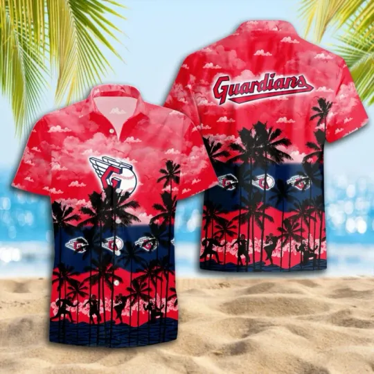Discover Cleveland Baseball Tropical Sunset Hawaiian Shirt Summer Aloha, Gift for Fan