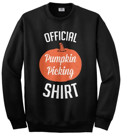 Pumpkin Picking Shirt Unisex Sweatshirt Fall Halloween Farm