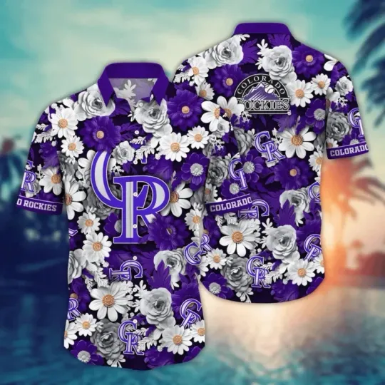 Discover Colorado Baseball Daisy Delight Hawaiian Shirt Unisex, Gift for Fan