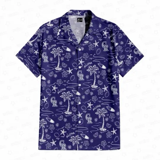 Colorado Baseball Aloha Paradise Hawaiian Shirt Unisex, Gift for Fan