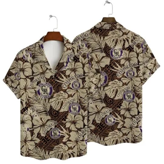 Discover Colorado Baseball Island Fern Hawaiian Shirt Unisex, Gift for Fan
