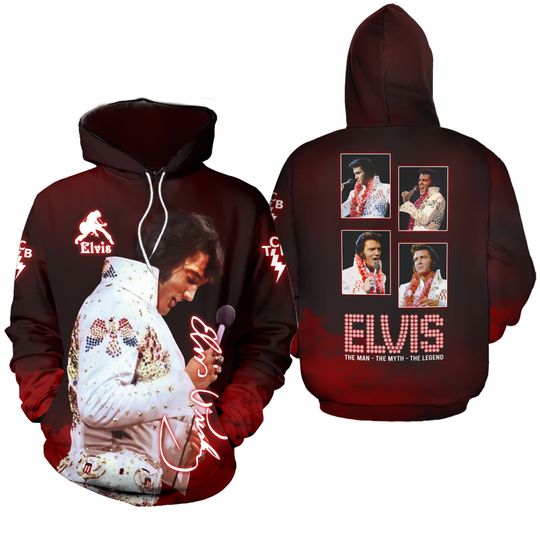 Elvis Presley Music Legend Hoodie , 3D Print Design , 2025 Fan Must-Have