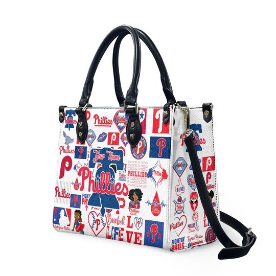 Personalized Philadelphia Baseball Team Philliess Leather Handbag