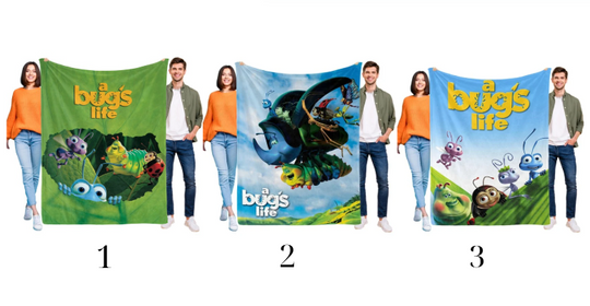 A Bug's Life Blanket Flannel Bed Sofa Couch Cozy Birthday Gift