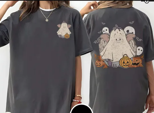 Vintage Disney Winnie The Pooh Halloween 2 Sided Shirt