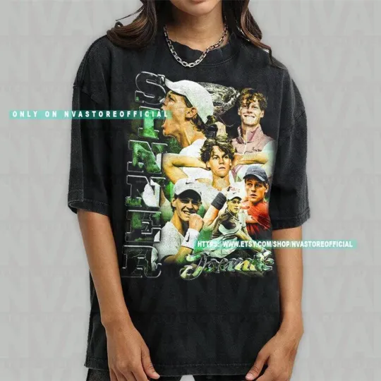 Limited Jannik Sinner T-shirt, Jannik Sinner Italian Tennis Player T-shirt, Gift For Woman and Man Unisex T-Shirt