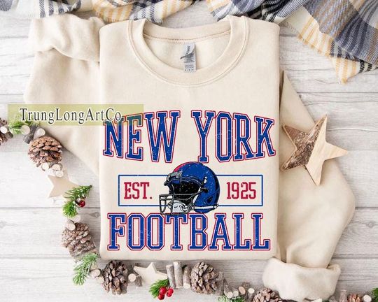 Discover New York Football Team Sweatshirt, Game Day Sweatshirt, Football Fan Gift