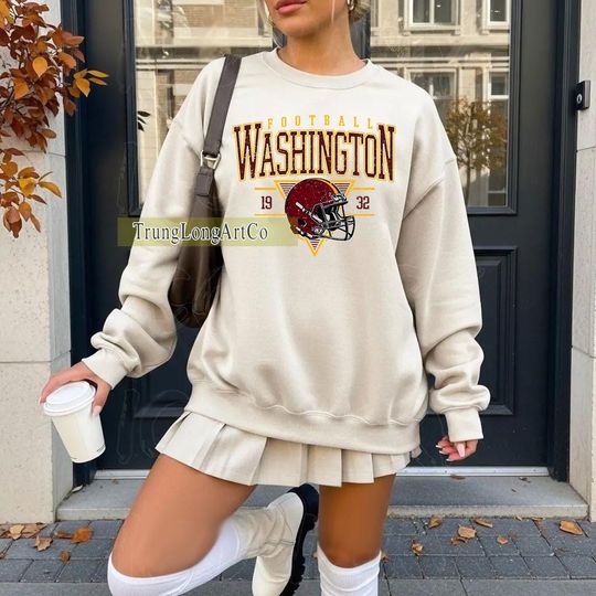 Discover Vintage Washington Football Sweatshirt, Washington football shirt, Washington Football Fan Tee, Washington t-shirt, Game Day apparel