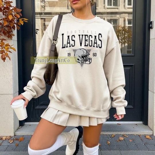 Discover Vintage Las Vegas Football Sweatshirt, Las Vegas football shirt, Las Vegas Football Fan Tee, Las Vegas t-shirt, Game Day apparel