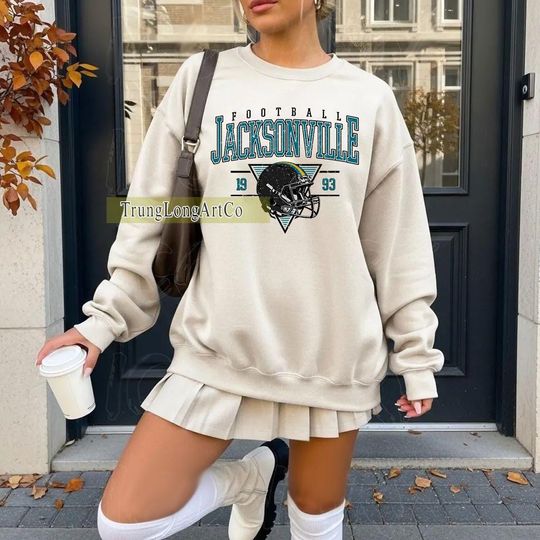 Discover Vintage Jacksonville Football Sweatshirt, Jacksonville football shirt, Jacksonville Football Fan Tee, Jacksonville t-shirt, Game Day apparel