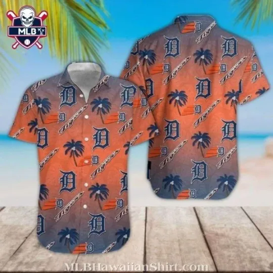 Discover Beachfront Palms Detroit Tigers Hawaiian Shirt Size S-5XL