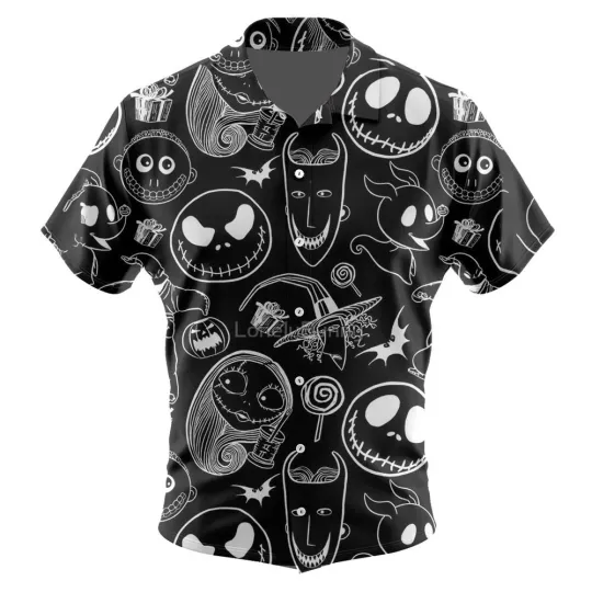 Discover Jack Skellingtonn The Nightmare Before Christmas Halloween Hawaiian Shirt