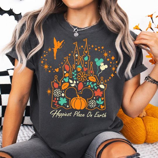 Discover Disney Thanksgiving Day Shirt, Thanksgiving Matching, Turkey Day Shirt, Family Dinner Tee, Fall Vibes Tee, Magic Kingdom Shirt