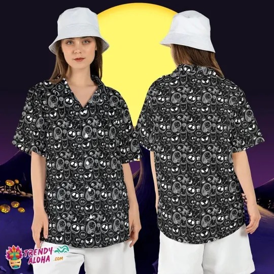 Nightmare Before Christmas Jack and Sally Halloween Disney Shirt