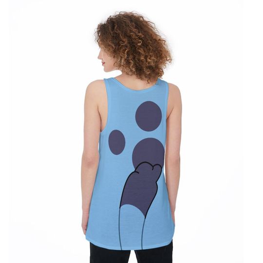 Christine Heeler Tank Top, Blue Heeler Costume, Animation Daughter Dog Cosplay, Running Shirt, Mini Marathon Outfits, Family and Friends Tee