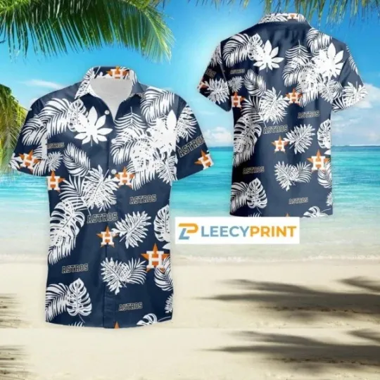 Discover Houston Baseball Tropical Flower Hawaiian Shirt For Men And Women