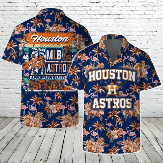 Houston Baseball Major League Summer Aloha Unisex Hawaiian Shirt, Gift for Fan