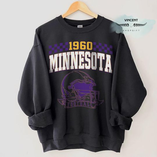 Discover Minnesota Football Sweatshirt, Retro Sports Fan Shirt, Trendy Game Day Gift Tee, Minnesota Mascot Sweatshirt, Minnesota Football Fan Shirt