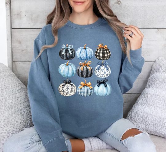 Discover Pumpkin Sweatshirt, Autumn Hoodie, Fall Sweatshirt, Thanksgiving Sweatshirt, Fall Pumpkin Sweatshirt