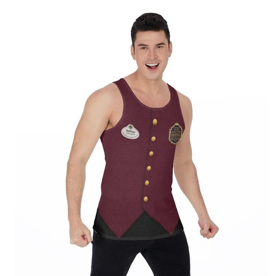 Tower of Terror Tank Top, Halloween Bellhop Costume, Disney Cast Member Running Cosplay, runDisney 5K Marathon Shirts, Hollywood Tower Hotel