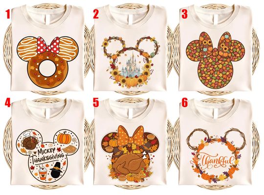Disney Fall Shirt, Disney Thanksgiving Trip, Fall Thanksgiving Shirt, Family Thanksgiving Shirt, Thanksgiving Matching Tee
