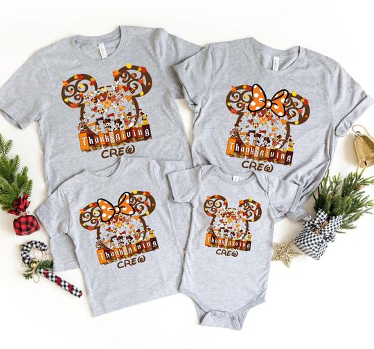 Discover Disney Thanksgiving Crew Shirts, Disney Thanksgiving Trip T Shirt, Fall Disney Trip, Family Thanksgiving Shirts, Funny Thanksgiving Crew Tee