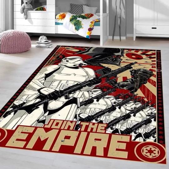 Star Wars Rug,Darth Vader Rug,Stormtrooper Rug