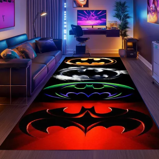 Batman Rug,Superhero Rug,Batman Dark Knight Rug