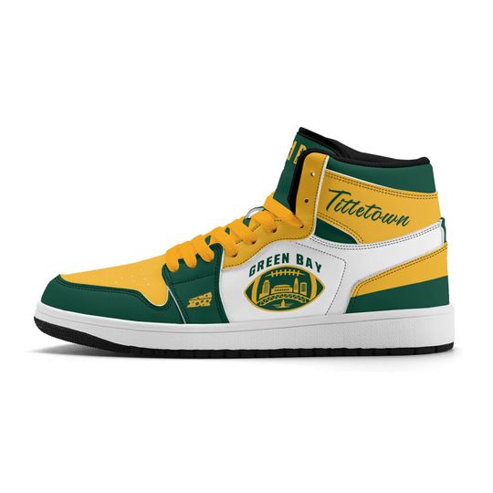 Discover Green Bay Football Team Shoes for Men & Women Team Themed Football Sport Shoes Football Sneakers Green Bay Sneakers Green Bay Gift