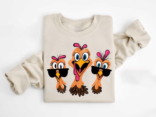 Discover Thanksgiving Turkey Sweatshirt, Thanksgiving Turkey tShirt, Thanksgiving Long Sleeve, Gift For Thanksgiving Tee, Cute Turkey Shirt Gift