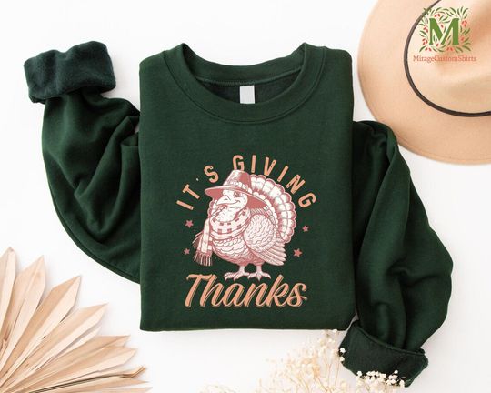 Discover Funny Thanksgiving Sweatshirt, Thankful Turkey Sweatshirt, Gift For Thanksgiving, Turkey Day Shirt, Thanksgiving Dinner Family Turkey Shirt