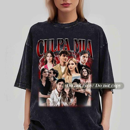 Discover Limited Culpa Mia T-Shirt, Gift For Him T Shirt, Culpa Mia Movie Shirt, Unisex Tshirt, Best Gift For Her Tees