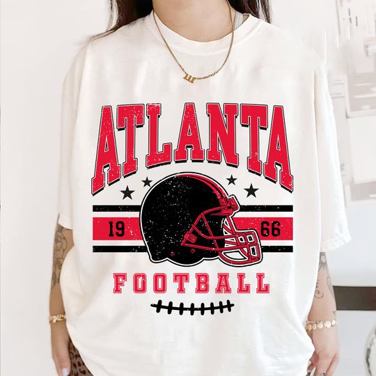 Discover Atlanta Football Vintage Style T-Shirt, Vintage Atlanta Football T-Shirt