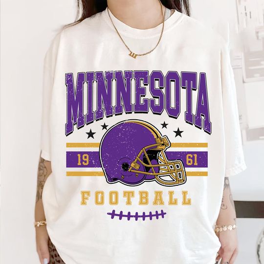 Discover Minnesota Football Vintage Style  Shirt, Minnesota Fan Gift