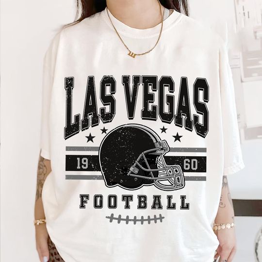 Discover Las Vegas Football Vintage Style T-Shirt, Retro Las Vegas Football Shirt
