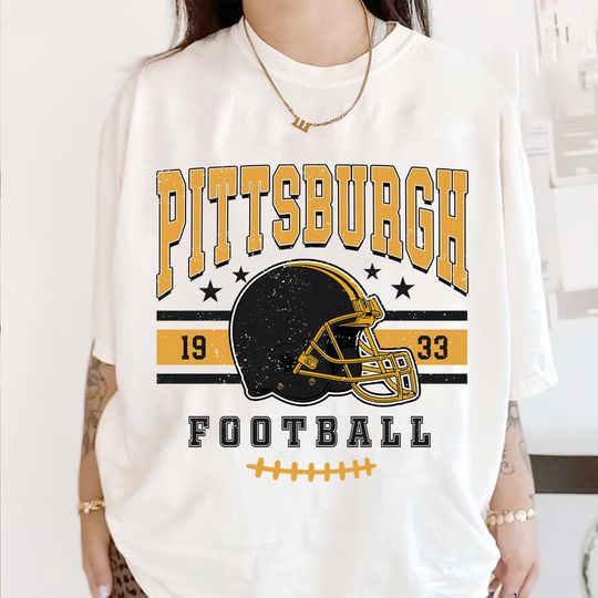 Pittsburgh Football Shirt, Pittsburgh Shirt Retro Style 90s Shirt