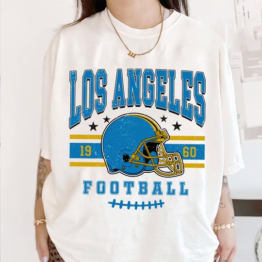 Discover Los Angeles Football Vintage Style Shirt, Los Angeles Football Fan Gift