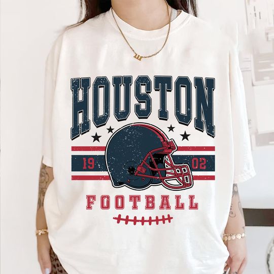 Discover Houston Football Vintage Style T-Shirt,Texan Football Shirt, Football lovers