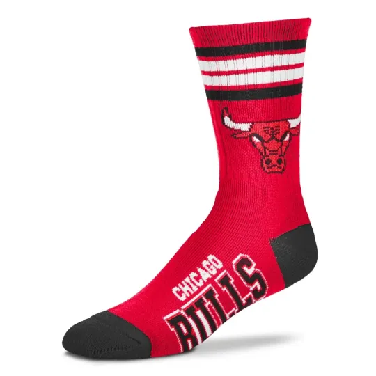 Discover CHICAGO BULLS LOGO YOUTH SIZE CREW SOCKS AUTHENTIC NBA BASKETBALL TEAM NEW