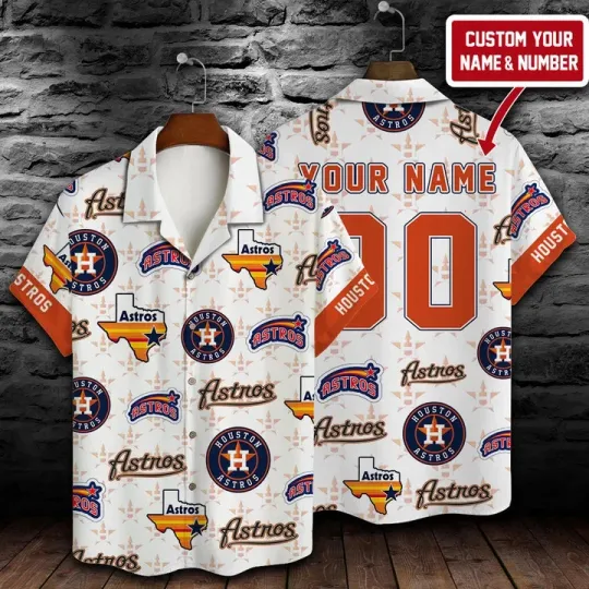 Discover Houston Baseball Lone Star Pride Custom Summer Aloha Unisex Hawaiian Shirt