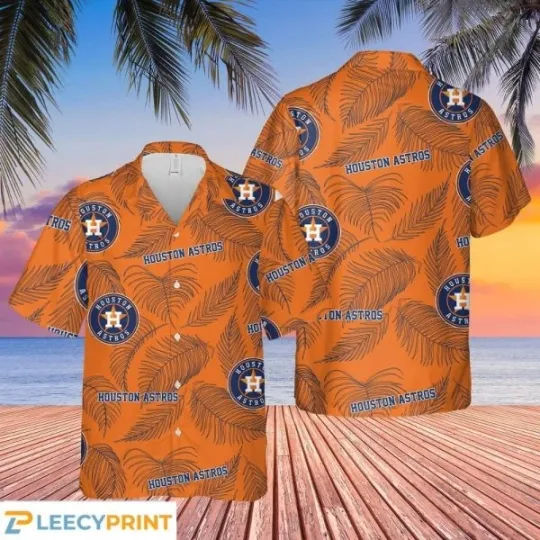 Houston Baseball Vintage Hawaiian Aloha Shirt, Houston Baseball Hawaiian Shirt