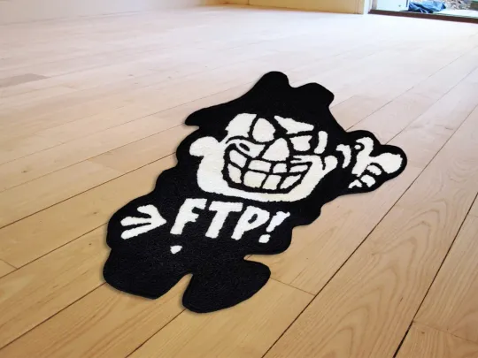 Discover FuckthePopulation FTP Boris Area Carpet Living Room Rug Bedroom Floor Mat Carpet