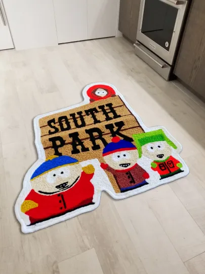 South Park Cartoon Floor Mat Runner Rug Wool Area Rug for Living Room