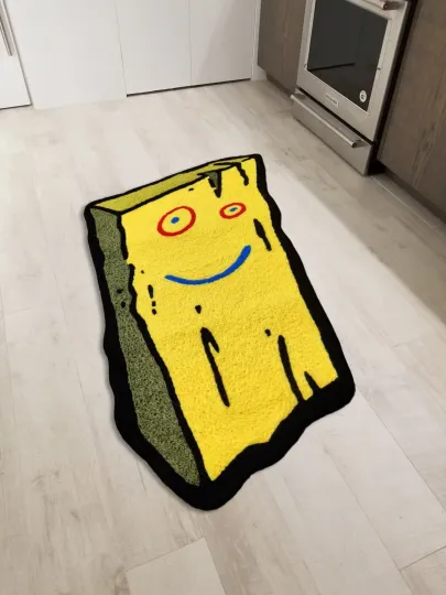 Discover Ed, Edd n Eddy Cartoon Floor Mat, Washable Rug, Living Room Shaped Wool Carpet