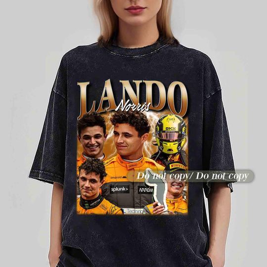 Discover Limited Lando Norris Vintage T-Shirt, Gift For Woman and Man Unisex Shirt