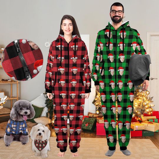 Discover Custom Face One-Piece Pajamas: Personalized Pajamas