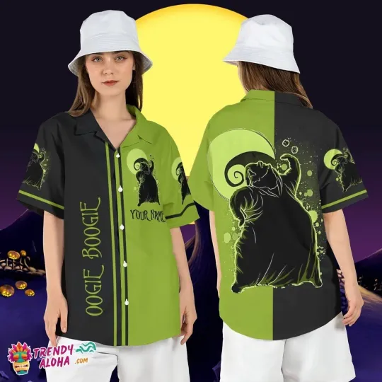 Discover Oogie Boogie Custom Halloween Boogieman Baseball Aloha Shirt