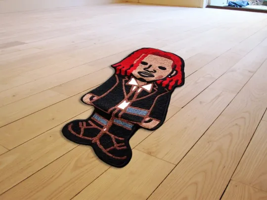 Playboi Carti Vamp Anthem Shaped Rug Living Room Floor Mat Wool Carpet